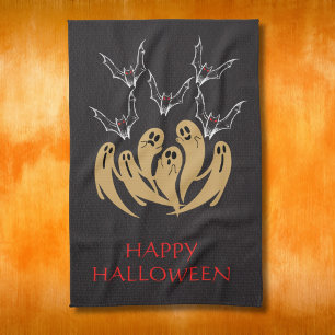 Paño De Cocina Fantasmas y Personalizado de Halloween de fantasía