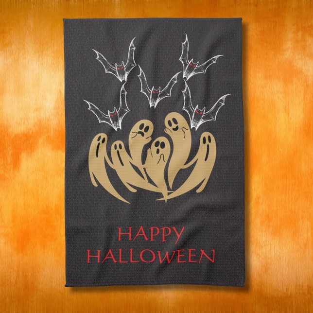 Paño De Cocina Fantasmas y Personalizado de Halloween de fantasía (Subido por el creador)