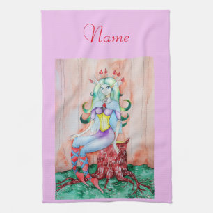 Paño De Cocina Fantasy Pixie Fairy Thunder_Cove