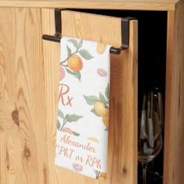 Paño De Cocina Farmacia personalizada de Peach y Apricot