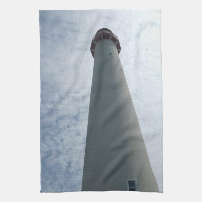 Paño De Cocina Faro de Cape May (Vertical)