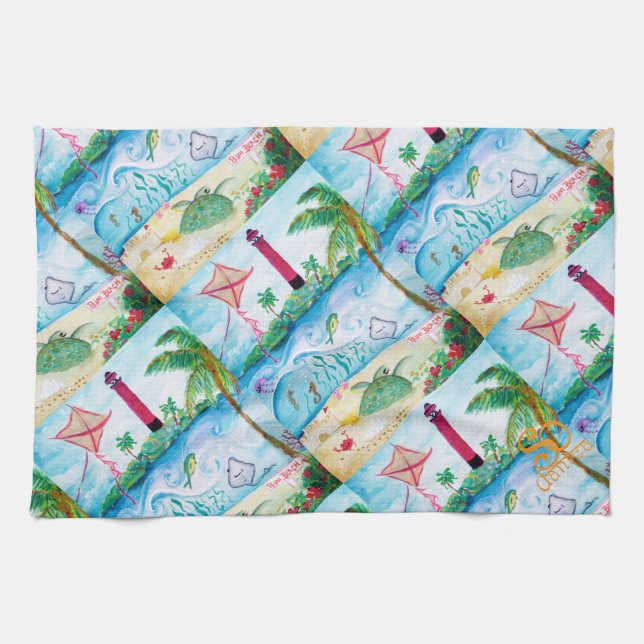 Paño De Cocina Faro de Júpiter (Horizontal)