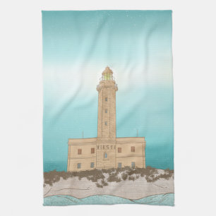 Paño De Cocina Faro de Vieste Italia