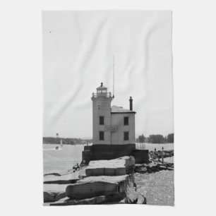 Paño De Cocina Faro del Lago Erie