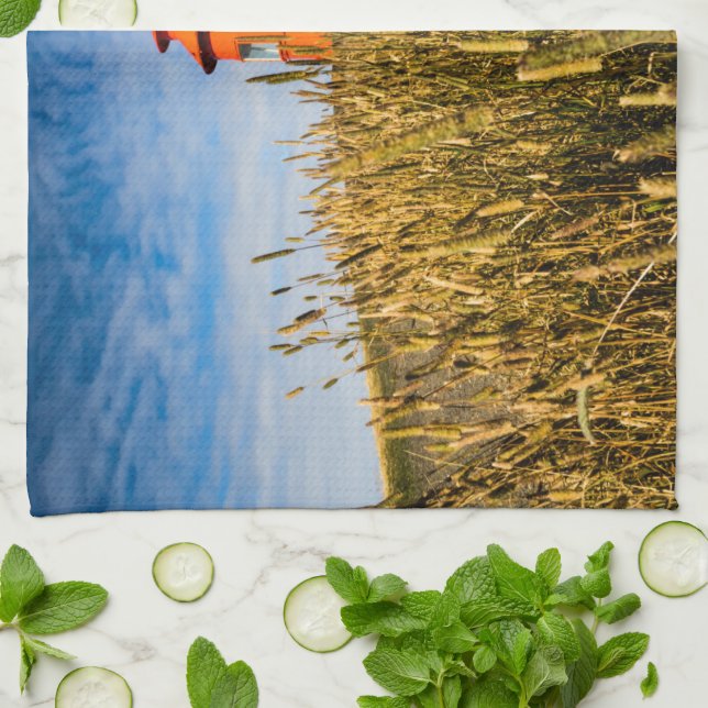 Paño De Cocina Faro en Stykkisholmur, Islandia (Doblado)