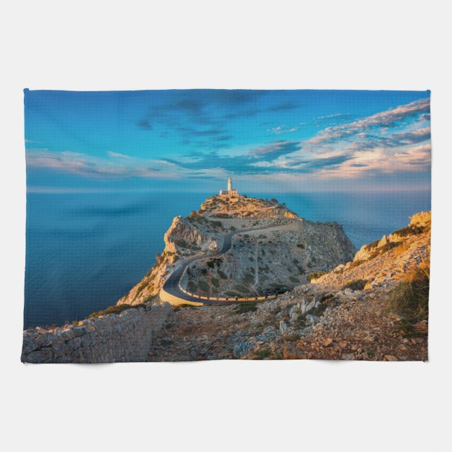 Paño De Cocina Faros | Islas Baleares, España (Horizontal)