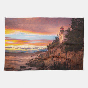 Paño De Cocina Faros   Parque nacional Acadia Maine