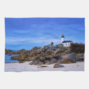 Paño De Cocina Faros Phare de Pontusval France Finistere