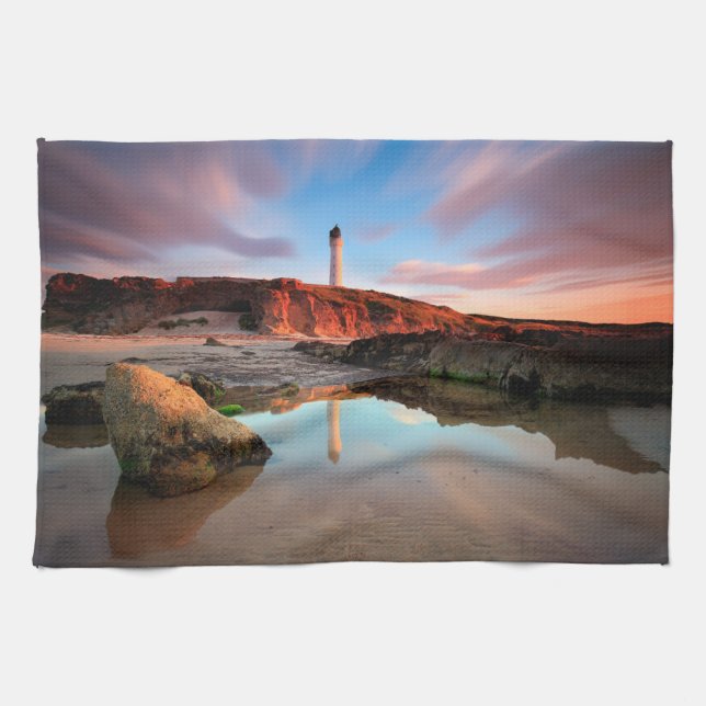 Paño De Cocina Faros | Sea-Light Lossiemouth Scotland (Horizontal)