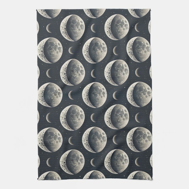 Paño De Cocina Fase de la Luna Celestial (1) (Vertical)