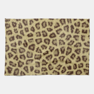 Paño De Cocina Fashinable leopardo piel efecto de piel fluffy