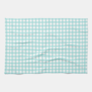 Paño De Cocina Faye y Lauren Aqua Blue Gingham 1
