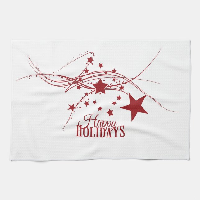 Paño De Cocina Felices Fiestas (Horizontal)