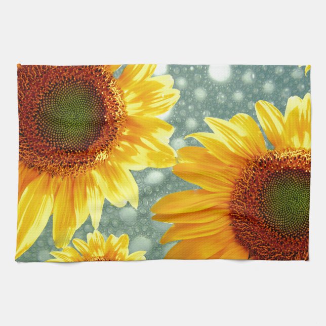 Paño De Cocina Felices girasoles (Horizontal)