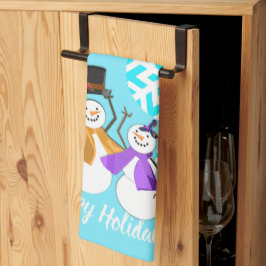 Paño De Cocina FELICES VACACIONES : Amigos del Invierno