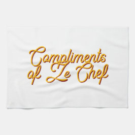 Paño De Cocina Felicitaciones del chef