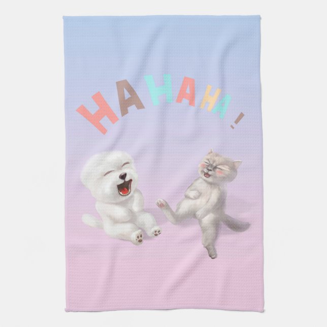 Paño De Cocina Feliz (Vertical)