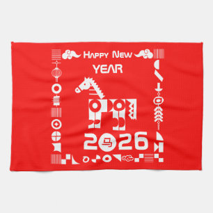 Paño De Cocina Feliz Año Nuevo 2026