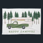 Paño De Cocina FELIZ CAMPERS Truck Camping RVing Trees Forest<br><div class="desc">¡FELICES CAMPESINOS! ¡Prefiero ser RVing! ¿Y tú? Echa un vistazo a esta toalla de camper de camión dulce y revisa mi tienda para ver más artículos a juego como camisetas, imanes, llaveros, almohadas, pegatinas y más. Y por supuesto más RV, campervan, autohome y camping también. Personalizar esta taza con un...</div>