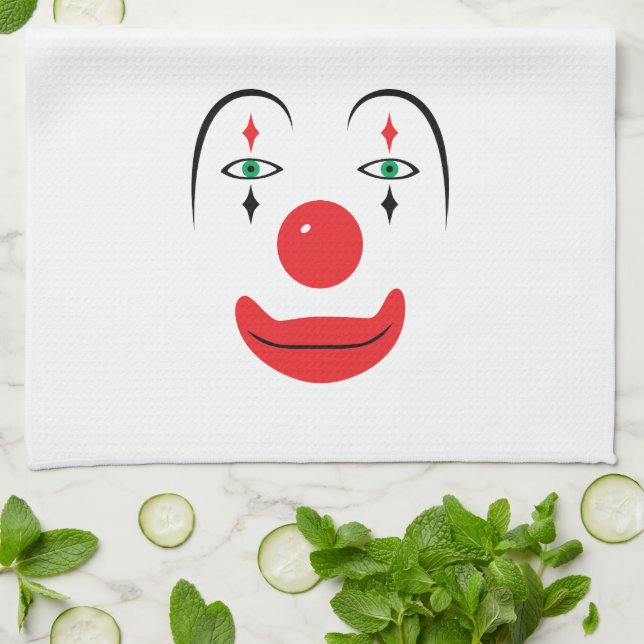 Paño De Cocina Feliz cara de payaso (Doblado)
