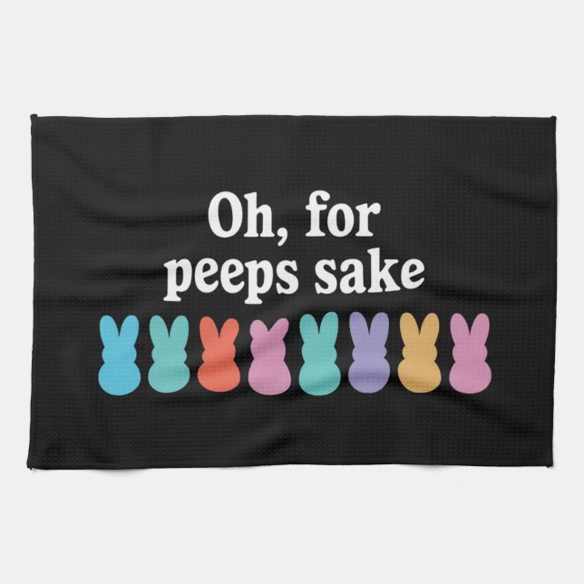 Paño De Cocina Feliz Carnaval religioso cristiano conejo de Pascu (Horizontal)