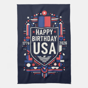 Paño De Cocina Feliz cumpleaños a Estados Unidos 250