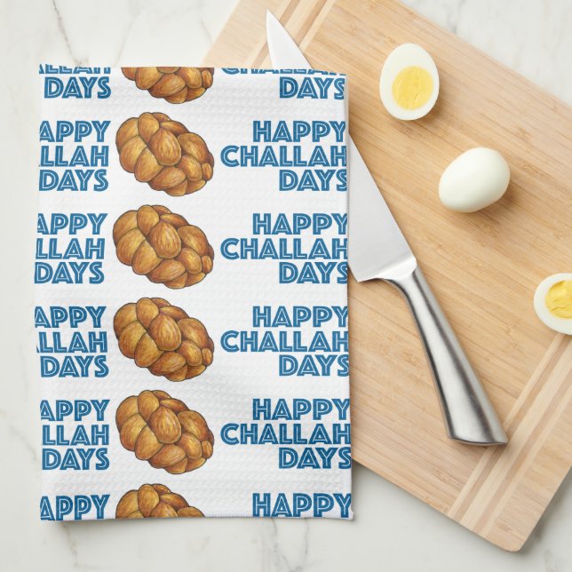 Paño De Cocina Feliz día de desafío Chanukah Hanukkah Pan Loaf (Doblado Cuarto)