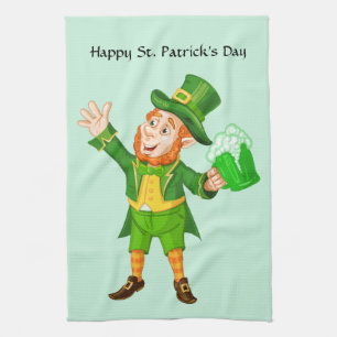 Paño De Cocina Feliz Día de San Patricio