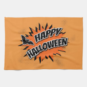 Paño De Cocina Feliz Halloween