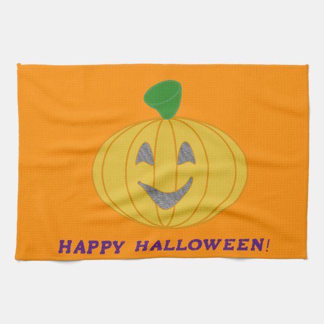 Paño De Cocina Feliz Halloween (Horizontal)