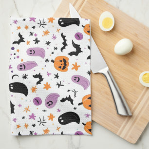 Paño De Cocina Feliz Halloween espeluznante fiesta y fiesta de Ha