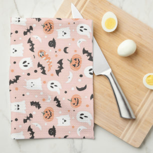 Paño De Cocina Feliz Halloween espeluznante fiesta y fiesta de Ha