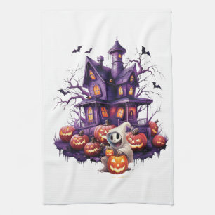 Paño De Cocina Feliz Halloween Ghoul