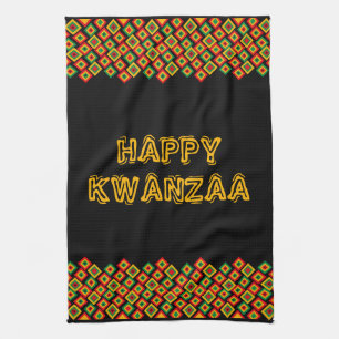 Paño De Cocina Feliz Kwanzaa