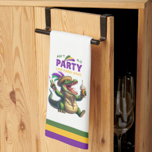 Paño De Cocina Feliz Mardi Gras