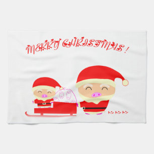 Paño De Cocina Feliz Navidad