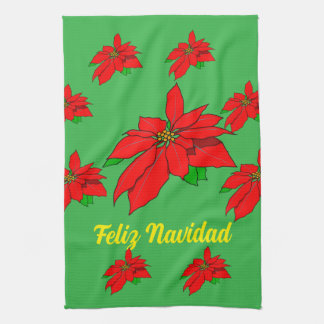 Paño De Cocina Feliz Navidad