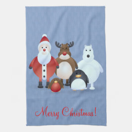 Paño De Cocina Feliz Navidad