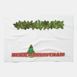 Paño De Cocina Feliz Navidad