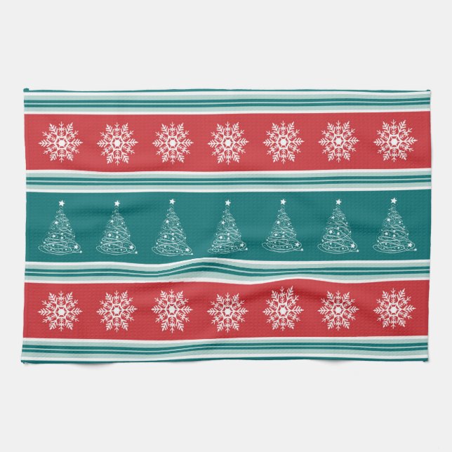 Paño De Cocina Feliz Navidad (Horizontal)