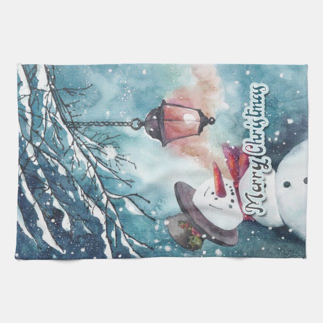 Paño De Cocina Feliz Navidad (Horizontal)