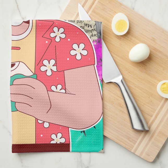 Paño De Cocina Feliz Navidad 2024 (Doblado Cuarto)