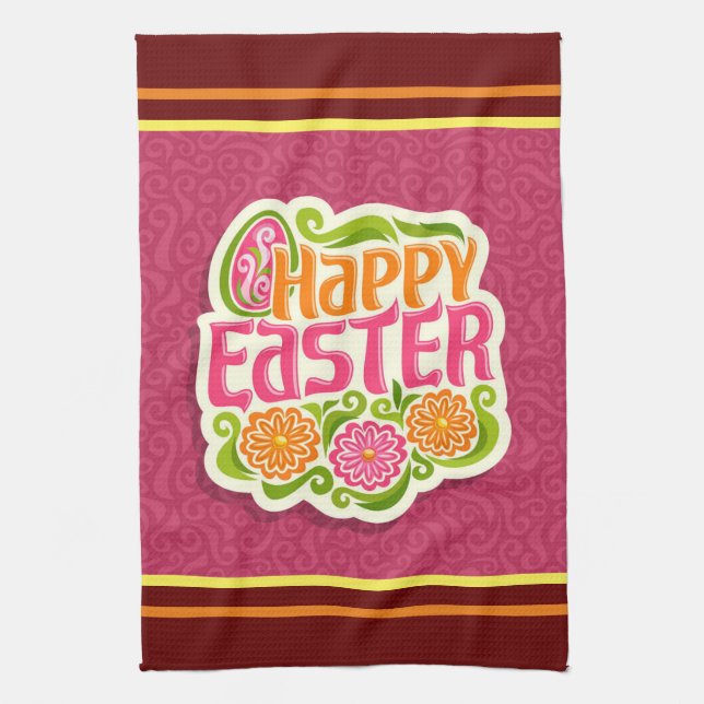 Paño De Cocina Feliz Navidad de Pascua (Vertical)