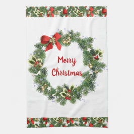 Paño De Cocina Feliz Navidad Hogar en vacaciones