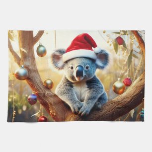 Paño De Cocina Feliz Navidad Koala sentado en Gumtree