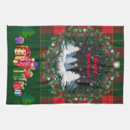 Paño De Cocina Feliz Navidad y feliz año nuevo 2025 Snowman