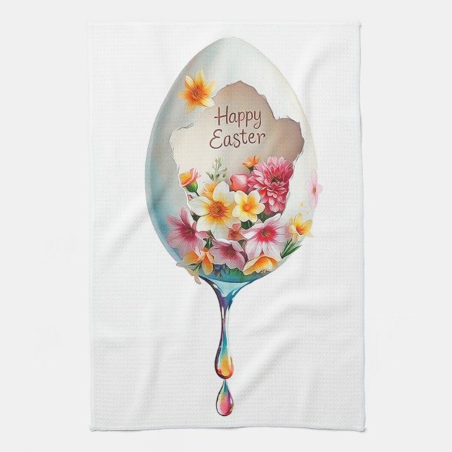 Paño De Cocina ¡Feliz Pascua! (Vertical)