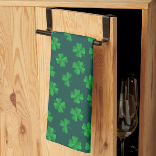 Paño De Cocina FELIZ SAN. PATRICK'S DAY Shamrock Pattern Kitchen 