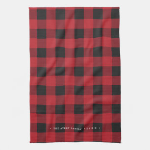 Paño De Cocina Feriado de Plaid personalizado