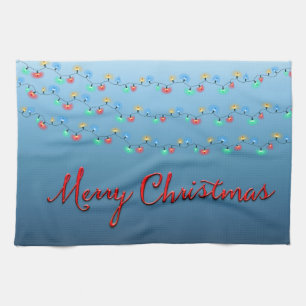 Paño De Cocina Ferry Christmas Light String